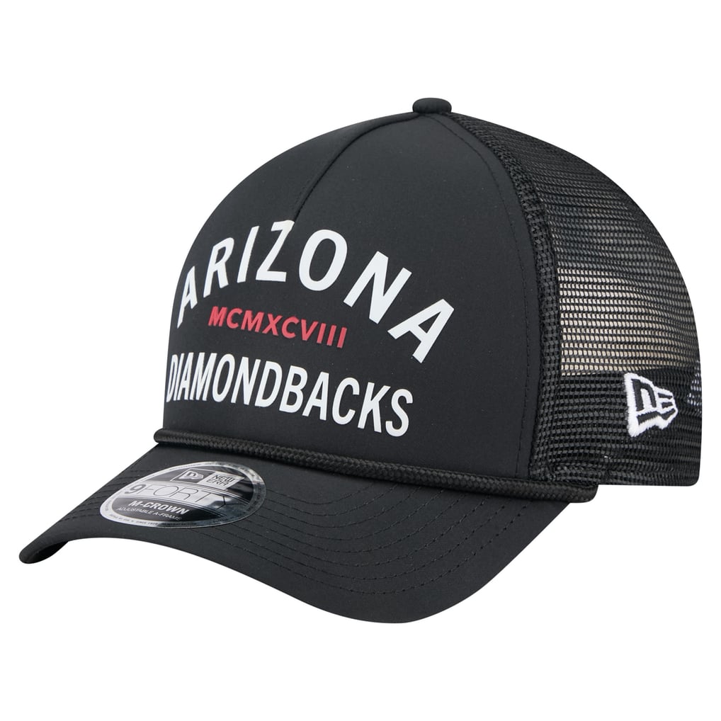  Arizona Diamondbacks New Era Minimalist 9FORTY A-Frame Adjustable Hat - Black
